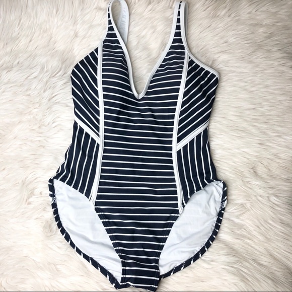 Tommy Hilfiger Nautical Stripe One Piece 12 - Picture 1 of 7